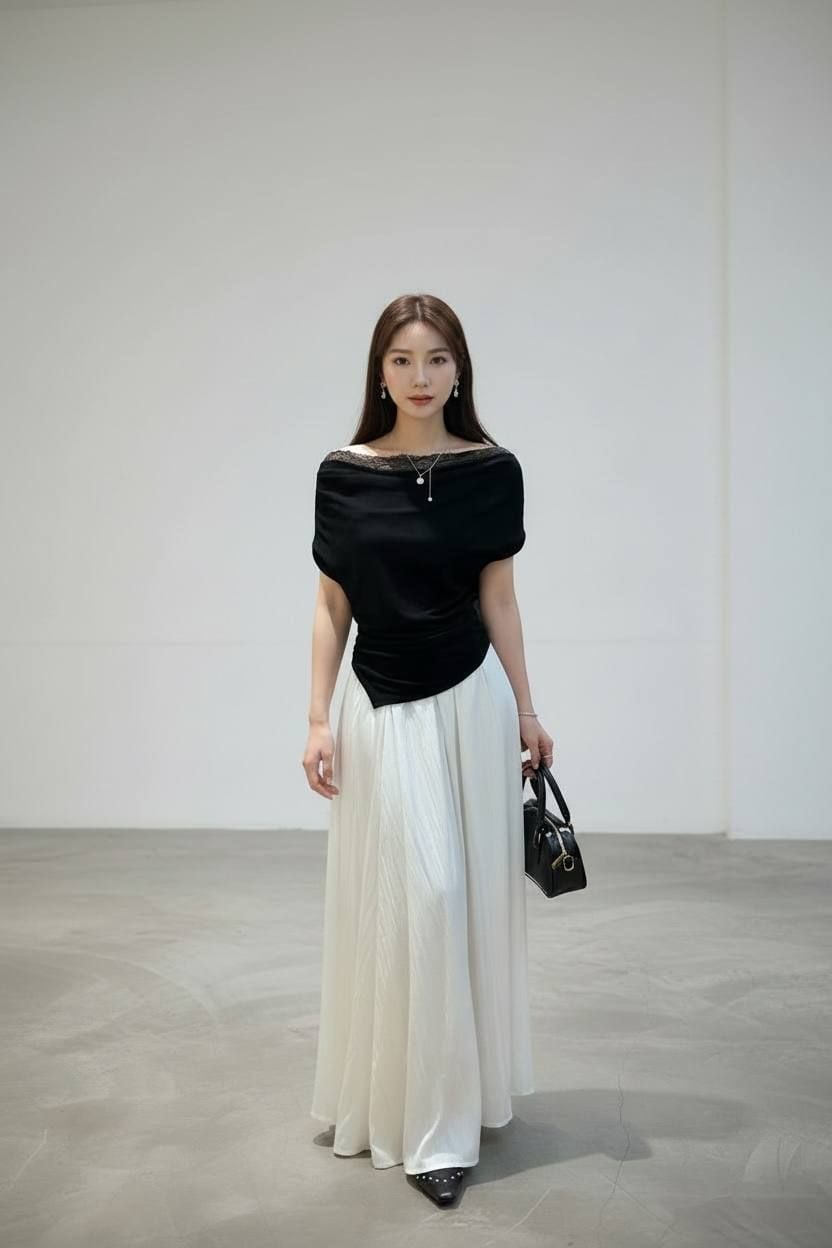 Спідниця 6210 Ж білий Китай OVERSIZE(р)