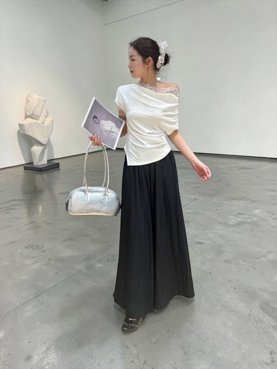 Спідниця 6210 Ж чорний Китай OVERSIZE(р)