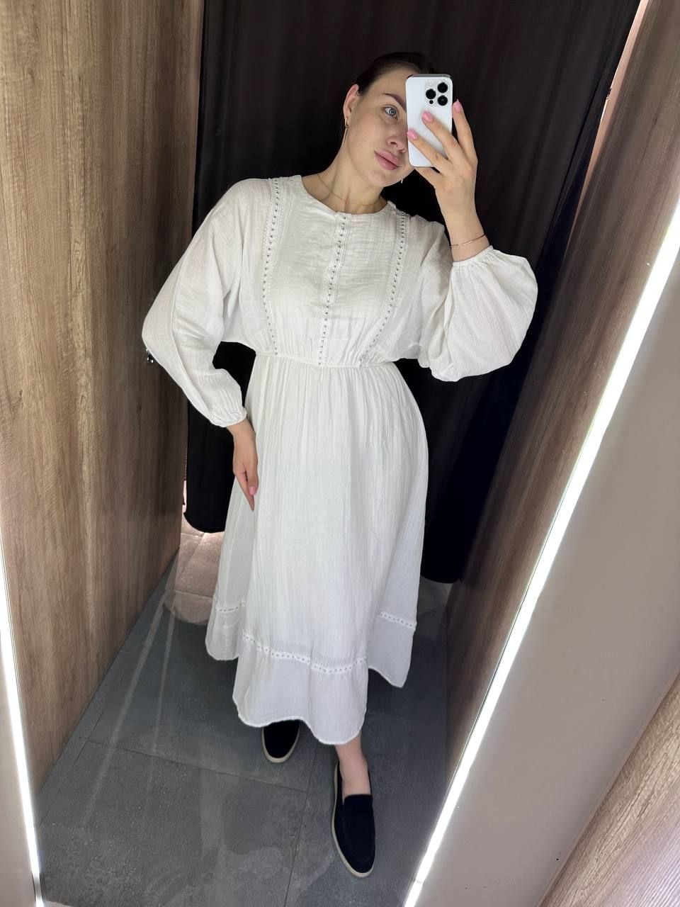 Одяг Сукня Ж білий муслін 831435 Туреччина OVERSIZE(р)
